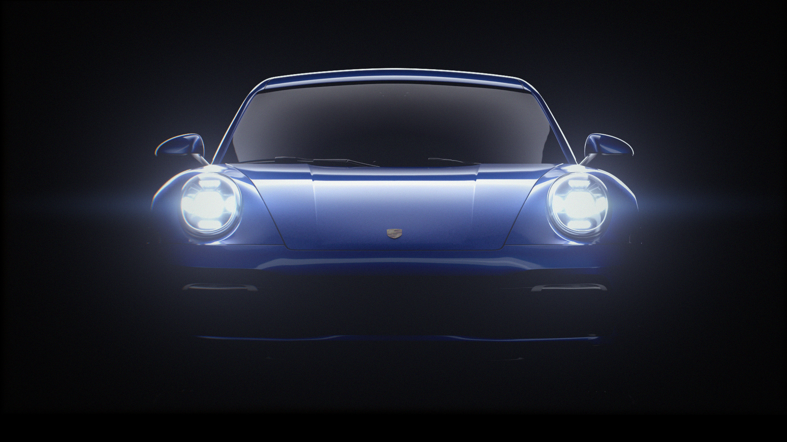 Porsche 911 front view